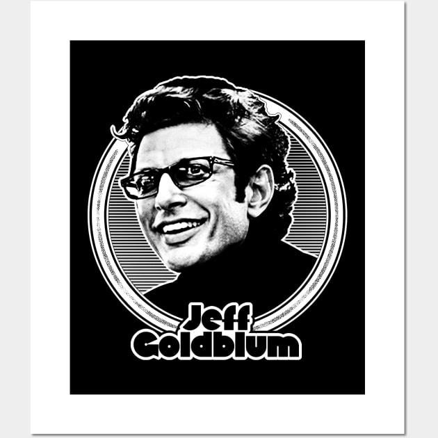 Jeff Goldblum // Retro Styled Fan Design Wall Art by DankFutura